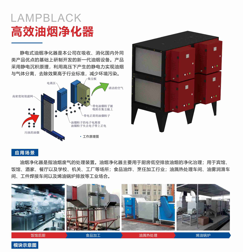 QY-Y高效油烟净化器工商两用 QY-Y高效油烟净化器工商两用