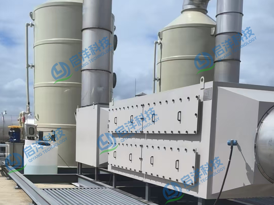 嘉善锂电池有机废气治理净化装置项目完工