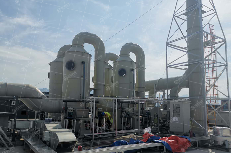双级净化・异味清零 —— 活性炭吸附 + 洗涤塔废气治理组合方案 双级净化・异味清零 —— 活性炭吸附 + 洗涤塔废气治理组合方案